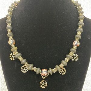 Chipita Necklace with Gold Accents